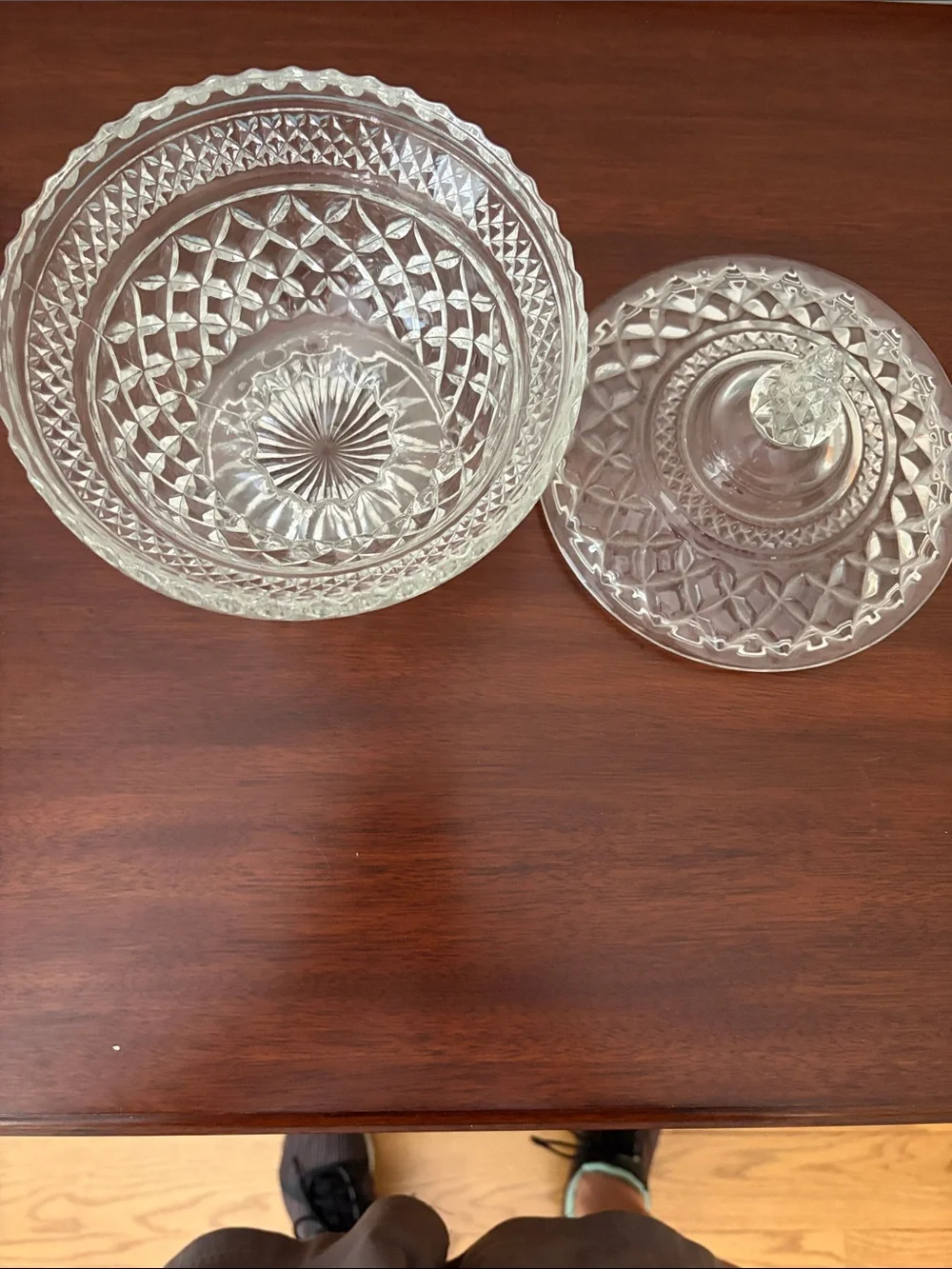 N/A pressed glass
